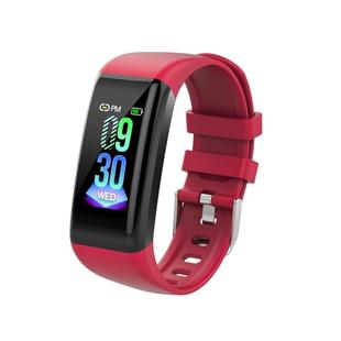 C21 1.14 inches IPS Color Screen Smart Bracelet IP67 Waterproof, Support Call Reminder /Heart Rate Monitoring /Blood Pressure Monitoring /Sleep Monitoring / Sedentary Reminder / Female Physiological Reminder (Red)