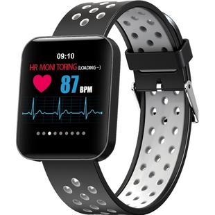 S88 1.54 inches TFT Color Screen Smart Bracelet IP67 Waterproof, Silicone Watchband, Support Call Reminder /Heart Rate Monitoring /Sleep Monitoring /Sedentary Reminder /Blood Pressure Monitoring(Grey)