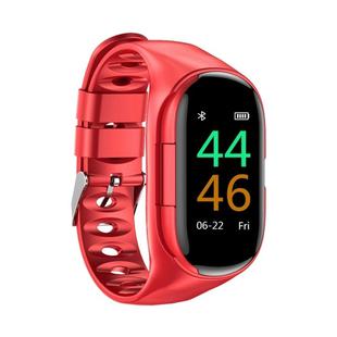 M1 0.96 inch TFT Color Screen IP67 Waterproof Smart Bluetooth Earphone Bracelet, Support Call Reminder / Heart Rate Monitoring / Blood Pressure Monitoring / Sleep Monitoring (Red)