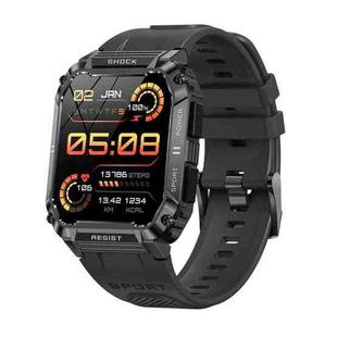 HAMTOD T3 1.95 inch Three Defenses Sport Smart Watch, Support BT Call / Sport Modes / Sleep / Heart Rate / Blood Oxygen / Blood Pressure Monitoring(Black)