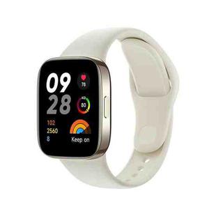 [HK Warehouse] Xiaomi Redmi Watch 3 Global 1.75 inch Color Screen Smart Watch, 5ATM Waterproof, Support Bluetooth Call / Heart Rate / Female Health Management / Blood Oxygen Monitoring / Sleep Monitoring / GPS Positioning(White)