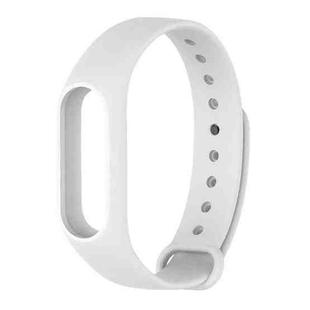For Xiaomi Mi Band 2 (CA0600B) Colorful Wrist Bands Bracelet, Host not Included(White)