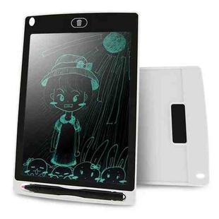 Portable 8.5 inch LCD Writing Tablet Drawing Graffiti Electronic Handwriting Pad Message Graphics Board Draft Paper with Writing Pen(White)