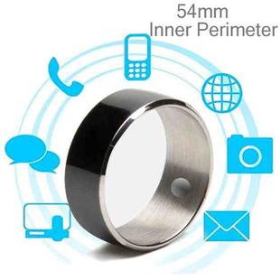 JAKCOM R3F Amorphous Titanium Alloy Smart Ring, Waterproof & Dustproof, Health Tracker, Wireless Sharing, Push Message, Inner Perimeter: 54mm(Black)
