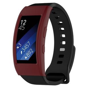 For Galaxy Gear Fit2 / Fit2 Pro R360 Watch Protective Case(Dark Red)