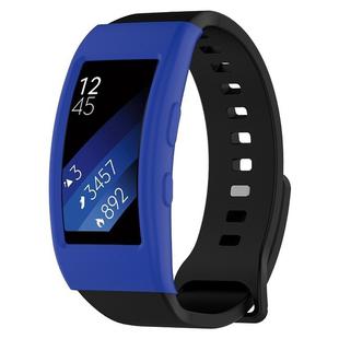 For Galaxy Gear Fit2 / Fit2 Pro R360 Watch Protective Case(Dark Blue)