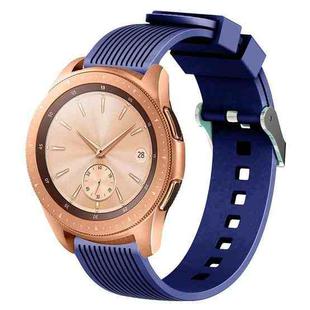 Vertical Grain Watch Band for Galaxy Watch 42mm(Dark Blue)