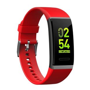 V11 Fitness Tracker 0.96 inch OLED Screen Smartband Bracelet, IP67 Waterproof, Support Sports Mode / Blood Pressure / Sleep Monitor / Heart Rate Monitor / Remote Shooting(Red)