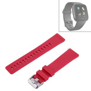 For Fitbit Versa / Versa 2 Simple Fashion Silicone Watch Band(Red)