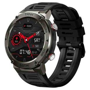 KOSPET TANK T1 1.32 inch Screen 5ATM & IP69K Waterproof Smart Watch, Support Bluetooth, Heart Rate Monitor, Blood Oxygen Monitor, Sleep Monitoring(Black)