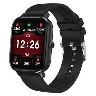 DT35 1.54 inch LCD Screen Silicone Strap Smart Watch, Support Bluetooth Call / Heart Rate Monitor / Sleep Monitor / Blood Pressure Monitoring / Pedometer(Black)