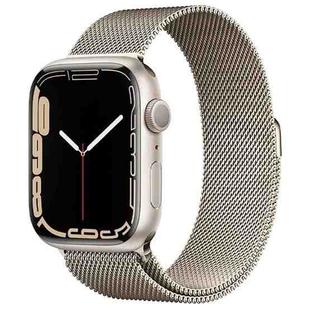 Milanese Loop Magnetic Stainless Steel Watch Band for Apple Watch Series 9&8&7 41mm / SE 3&SE 2&6&SE&5&4 40mm / 3&2&1 38mm(Milan Starlight)