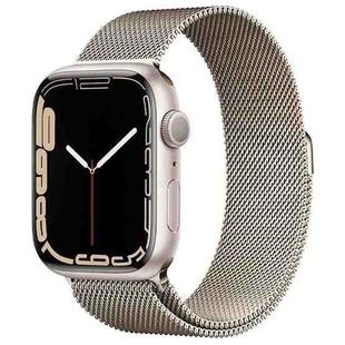 Milanese Loop Magnetic Stainless Steel Watch Band for Apple Watch Ultra 49mm&Watch Ultra 2 49mm / Series 10 46mm / 9&8&7 45mm / SE 3&SE 2&6&SE&5&4 44mm / 3&2&1 42mm(Milan Starlight)