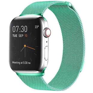 Milanese Loop Magnetic Stainless Steel Watch Band for Apple Watch Ultra 49mm&Watch Ultra 2 49mm / Series 10 46mm / 9&8&7 45mm / SE 3&SE 2&6&SE&5&4 44mm / 3&2&1 42mm(Mint Green)