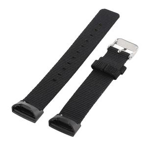 Nylon Watch Band for Fitbit Charge 3(Black)
