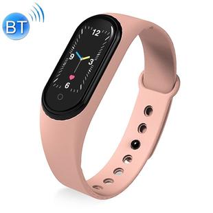 Mi5 0.96 inch Color Screen Smart Bracelet, Support Call Reminder /Heart Rate Monitoring/Sleep Monitoring/Blood Pressure Monitoring (Pink)