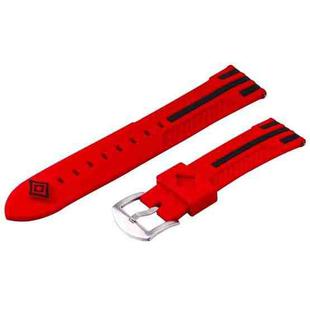 Stripes Pattern Watch Band for Samsung S3(Red)