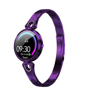 AK15 Fashion Smart Female Bracelet, 1.08 inch Color LCD Screen, IP67 Waterproof, Support Heart Rate Monitoring / Sleep Monitoring / Remote Photography (Purple)