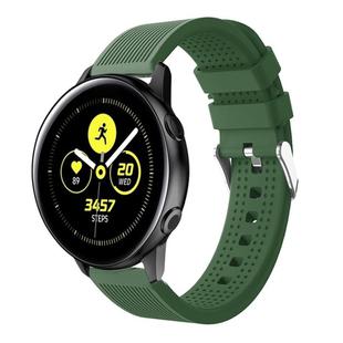 Smart Watch Silicone Watch Band for Garmin Vivoactive 3(Army Green)