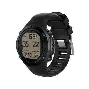 Smart Watch Silicone Watch Band for Suunto D6i(Black)