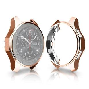 TPU Plated Shockproof Case for Samsung Gear S3 Frontier Smartwatch 46mm(Rose Gold)