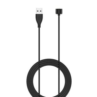 Bracelet USB Magnetic Attraction Plastic Charging Cable for Xiaomi Mi Band 5 / 6 / 7, Cable Length: 50cm(Black)