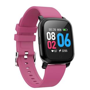 CV06 1.3 inch TFT Color Screen TPU Watch Band Smart Bracelet, Support Call Reminder/ Heart Rate Monitoring /Blood Pressure Monitoring/ Sleep Monitoring/Blood Oxygen Monitoring (Magenta)