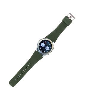 For Samsung Gear S3 Classic Smart Watch Silicone Watchband, Length: about 22.4cm(Army Green)