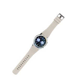 For Samsung Gear S3 Classic Smart Watch Silicone Watchband, Length: about 22.4cm(Beige)