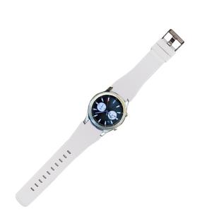 For Samsung Gear S3 Classic Smart Watch Silicone Watchband, Length: about 22.4cm(White)