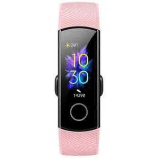 Original Huawei Honor Band 5 0.95 inch AMOLED Color Screen Smart Wristband Bracelet, Support Heart Rate Monitor / Information Reminder / Sleep Monitor, NFC Version(Pink)
