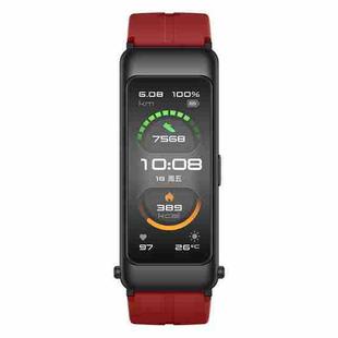 Original Huawei Band B6 FDS-B19 1.53 inch AMOLED Screen IP57 Waterproof Smart Bluetooth Earphone Wristband Bracelet, Sport Version, Support Heart Rate Monitor / Information Reminder / Sleep Monitor (Coral Red)