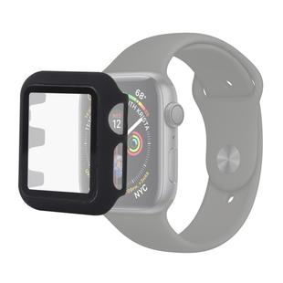 PC + Glass Protective Case for Apple Watch Series 3 & 2 & 1 38mm(Black)