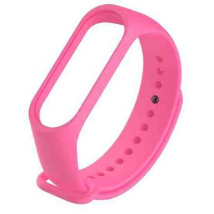 Silicone Watch Band for Xiaomi Mi Band 3(Pink)