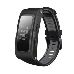 T28 0.96 Inch OLED Touch Screen GPS Track Record Smart Bracelet, IP67 Waterproof, Support Pedometer / Heart Rate Monitor / Blood Pressure Monitor / Notification Remind / Call Reminder / Smart Alarm / Answer Calls / Sedentary remind / Sleep Monitor, Compatible with Android and iOS Phones(Black)