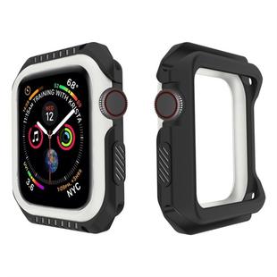 Smart Watch Shockproof Two Color Protective Case for Apple Watch Series 3 42mm(Black White)