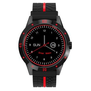 N6 Smart Watch 1.3 inch TFT Screen MTK2502C Bluetooth4.0, Silicone Watch Band, Support Heart Rate Monitor & Pedometer & Sleep Monitor & Sedentary Reminder(Red)