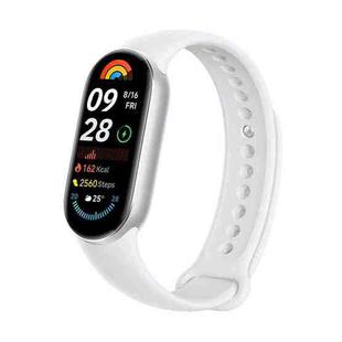 Original Xiaomi Smart Band 9 1.62 inch AMOLED Screen 5ATM Waterproof Smart Watch, Support Blood Oxygen / Heart Rate Monitor (Silver)