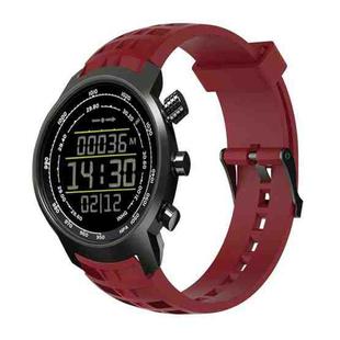Silicone  Watch Band for SUUNTO Terra(Wine Red)