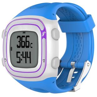 Male Style Silicone Sport Watch Band for Garmin Forerunner 10 / 15(Dark Blue)