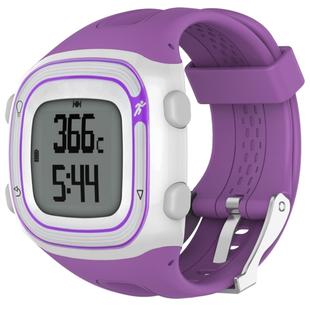 Male Style Silicone Sport Watch Band for Garmin Forerunner 10 / 15(Purple)