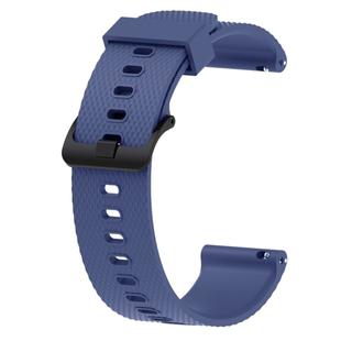 Silicone Sport Watch Band for Garmin Vivoactive 3 20mm(Dark Blue)