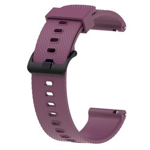 Silicone Sport Watch Band for Garmin Vivoactive 3 20mm(Purple)