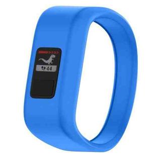 Silicone Sport Watch Band for Garmin Vivofit JR, Size: Small(Sky Blue)