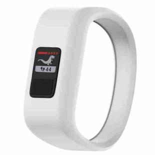 Silicone Sport Watch Band for Garmin Vivofit JR, Size: Small(White)