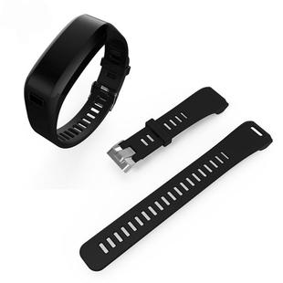 Silicone Sport Watch Band for Garmin Vivosmart HR(Black)