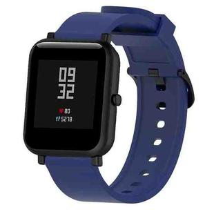 Silicone Glossy Sport Watch Band for Huami Amazfit Bip Lite Version 20mm(Aqua Blue)