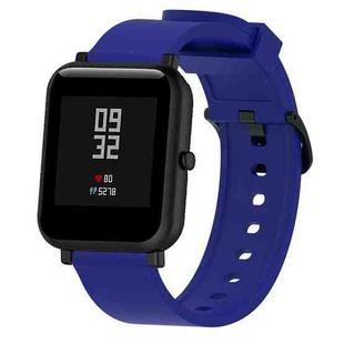 Silicone Glossy Sport Watch Band for Huami Amazfit Bip Lite Version 20mm(Blue)