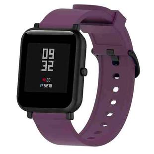 Silicone Glossy Sport Watch Band for Huami Amazfit Bip Lite Version 20mm(Purple)