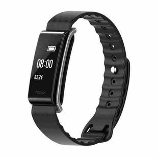 Silicone Watch Band for Huawei Honor A2(Black)